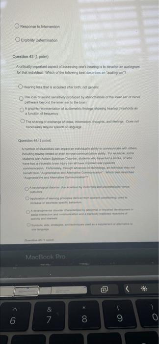 Question 41 1 Point For Students Who Do Not Respond To Tier 1 And Tier 2 Behavioral Interventions There Is Often A Re 2