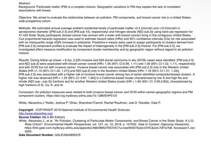 Describe The Cohort Is Rhe Cohort Population Based Oe Exposure Bassed Is The Study Prospective Or Retrospective Inden 5