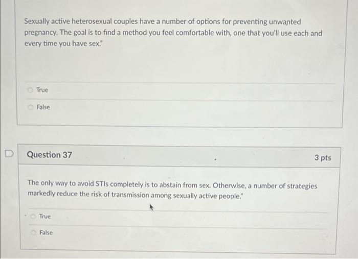 Sexually Active Heterosexual Couples Have A Number Of Options For Preventing Unwanted Pregnancy The Goal Is To Find A M 1