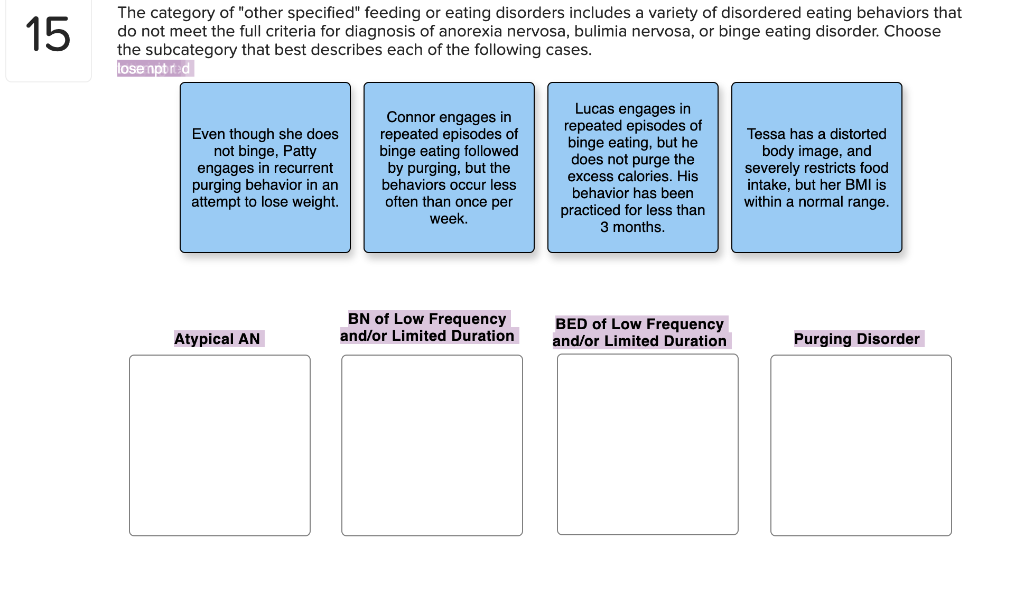 The Category Of Other Specified Feeding Or Eating Disorders Includes A Variety Of Disordered Eating Behaviors That Do 1