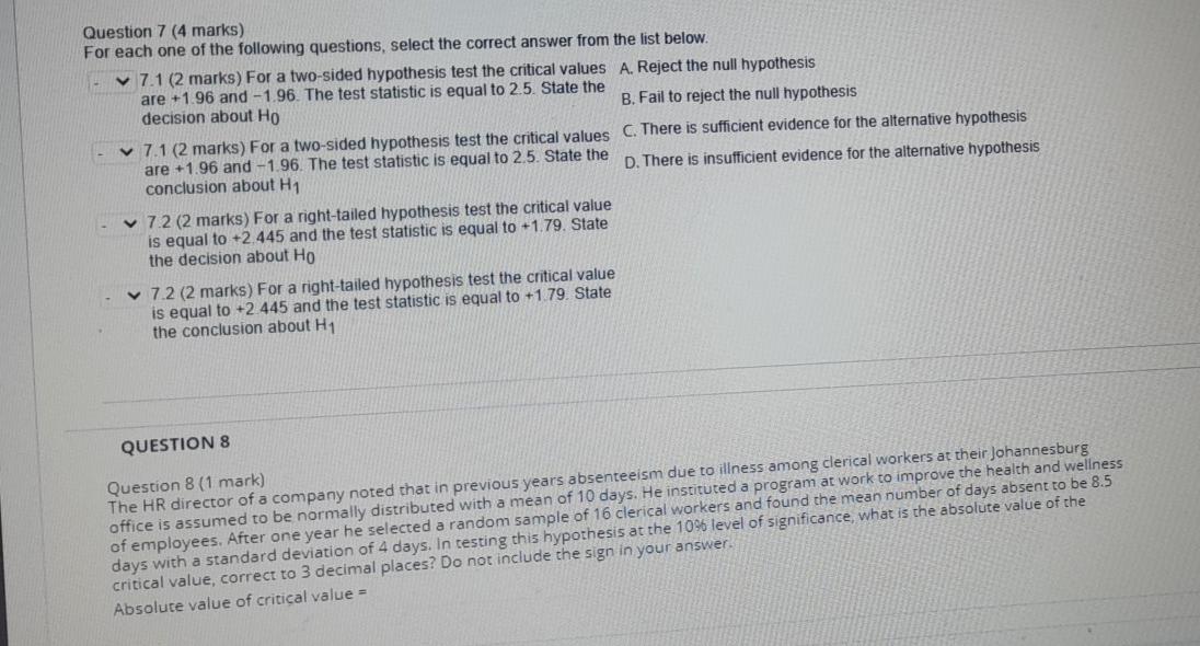 Question 5 4 Marks A Manufacturing Company Produces Electric Insulators From Historical Measurements It Is Known That 2