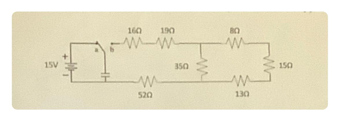 If It Takes 400 Seconds To Discharge The Capacitor To 15 Of Its Charge What Is The Time Constant Of The Circuit R Eq 1