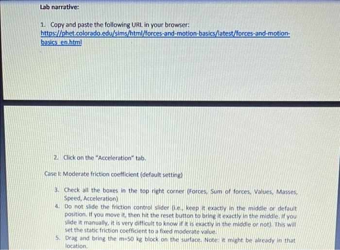 Credit Https Phet Colorado Edu Sims Html Forces And Motion Basics Latest Forces And Motion Basics En Html Objective 2