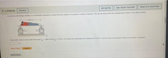 6 3 Points Details My Notes Ask Your Teacher Practice Another In Exercise Physiology Studies It Is Sometimes Impor 1