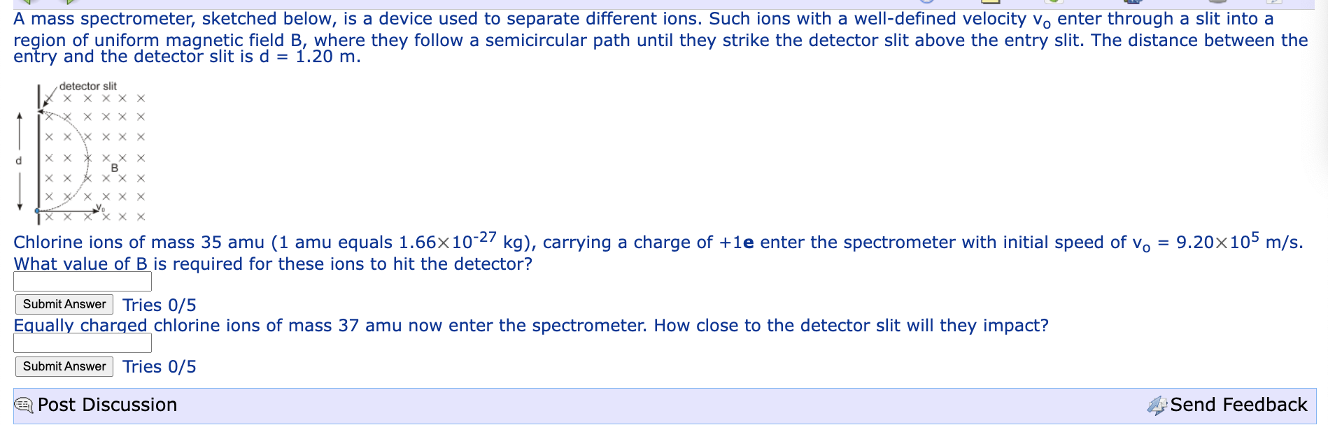 A Mass Spectrometer Sketched Below Is A Device Used To Separate Different Ions Such Ions With A Well Defined Velocity 1