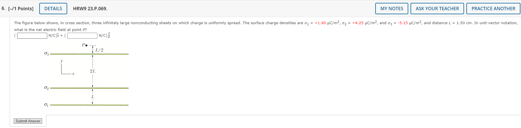Details Hrw9 23 P 069 My Notes Ask Your Teacher Practice Another 6 1 Points The Figure Below Shows In Cross Secti 1