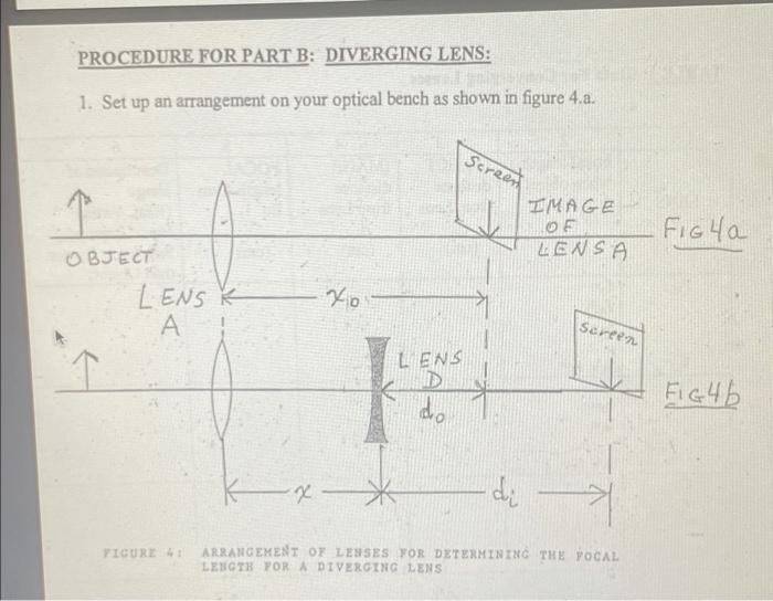 Analysis For Part A Converging Lenses 1 Compute The Focal Lengths Of The Three Converging Lenses A B And C From Equa 2