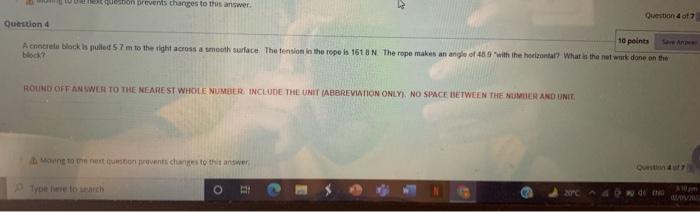 To Next Question Prevents Changes To This Answer Question 4 Of 7 Question 4 10 Points Save Arper A Concreta Block Is Pu 1