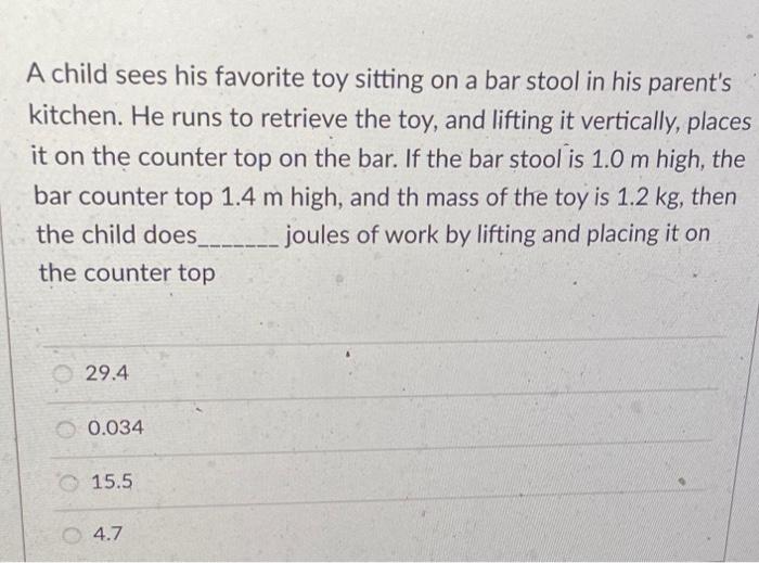 A Child Sees His Favorite Toy Sitting On A Bar Stool In His Parent S Kitchen He Runs To Retrieve The Toy And Lifting I 1