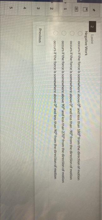 E Final Exam 1 1 Point The Force Applied While Lifting A Box Would Be Non Conservative Changed To A Force Of Velocity De 2