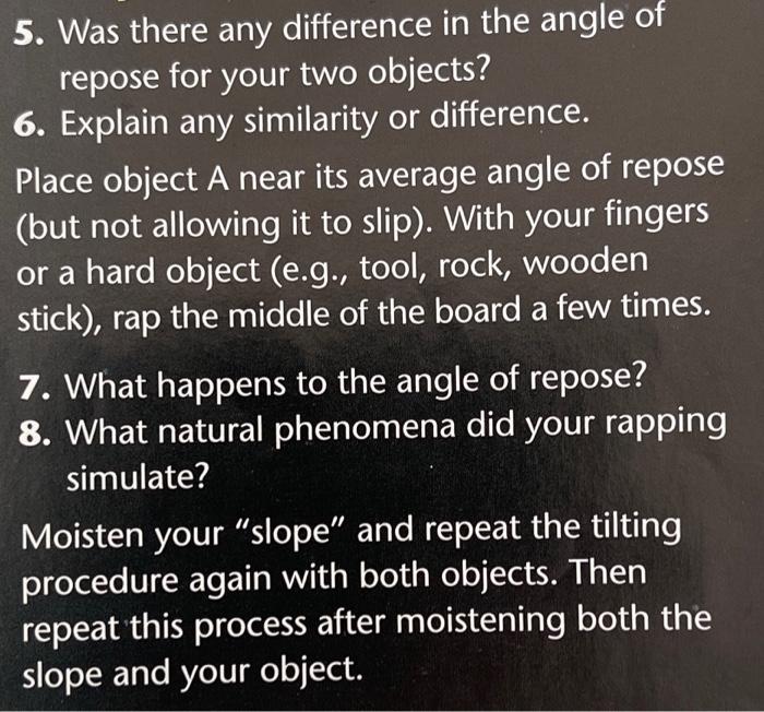 Procedure For This Experiment You Will Need A Hard Yet Smooth Surface About The Size Of Your Text Book E G Clipboar 3