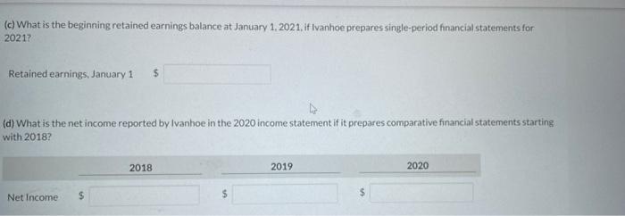 Current Attempt In Progress Ivanhoe Company Started Operations On January 1 2015 And Has Used The Fifo Method Of Inven 3