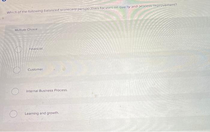 Grosmarino Retention Of On Olluting Customers Hours Of Job Related Training Process Cycle Time Which Of The Following 3