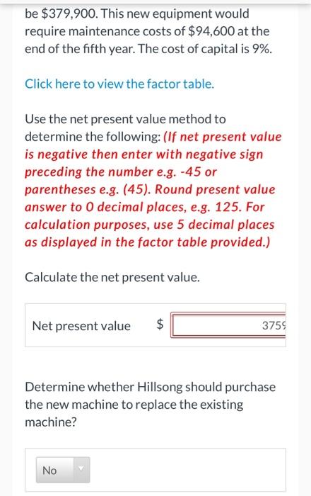 Hillsong Inc Manufactures Snowsuits Hillsong Is Considering Purchasing A New Sewing Machine At A Cost Of 2 45 Million 2