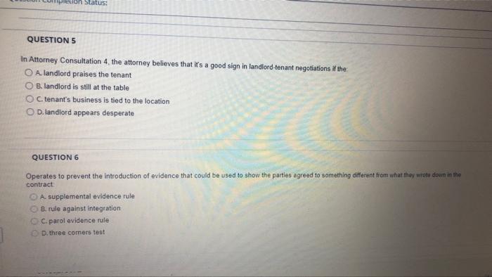 Question 1 In The Contract Elements Video An Example Of A Void Contract Would Be One Involving Someone Who Has A N O A 3