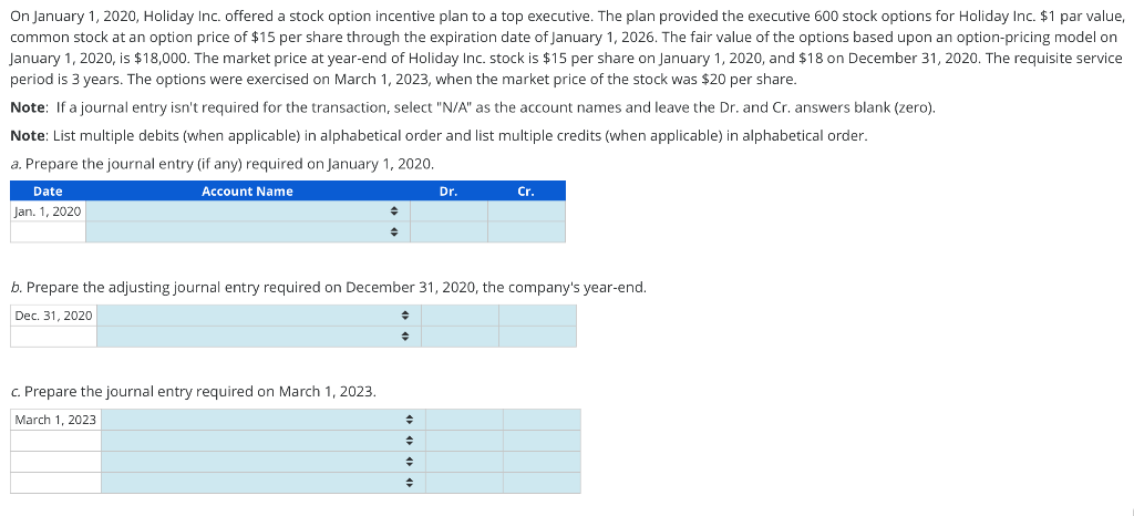 List Of Selections Is The Same For All Account Name Fields 2