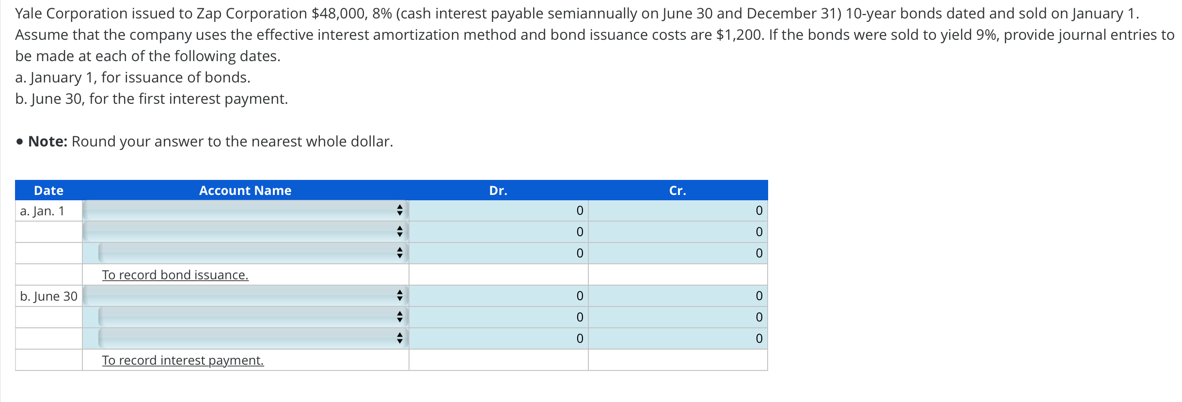 Account Name List Problem Selections Go Into Account Name 2