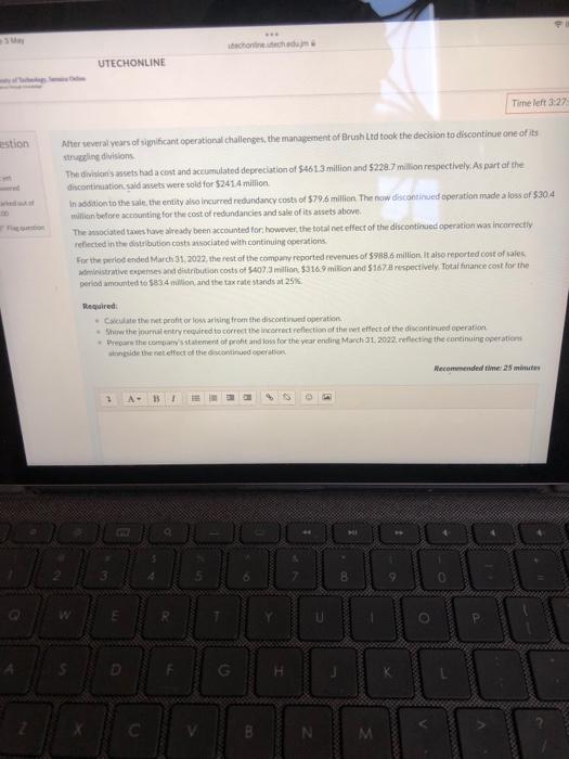Choice Utechonline Timelet 3 22 Estion After Several Years Of Significant Operational Challenges The Management Of Brus 1