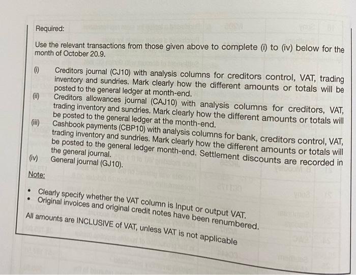 Question 5 8 You Are The Bookkeeper Of Milano Traders The Business Is A Registered Vat Vendor And Frades Only With Regi 3