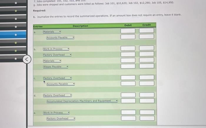 Stries And Schedules For Unfinished And Completed 2066 Dreth Company Wes Order Cott Tystem The Following Data Summate T 2
