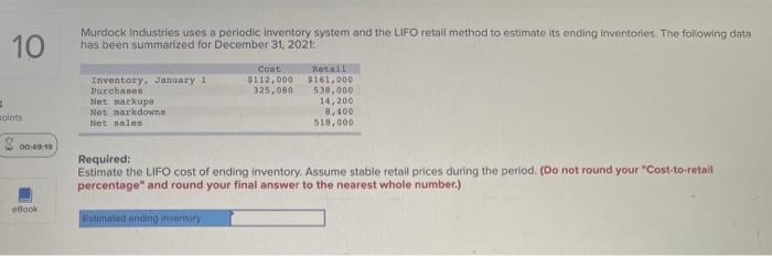Andover Stores Uses The Average Cost Retail Method To Estimate Its Ending Inventory Information As Of June 30 2021 Is 2