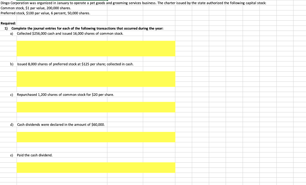 Dingo Corporation Was Organized In January To Operate A Pet Goods And Grooming Services Business The Charter Issued By 1