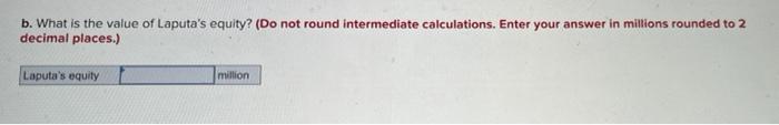 You Need To Estimate The Value Of Laputa Aviation You Have The Following Forecasts In Millions Of Dollars Of Its Prof 2