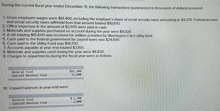 Washington City Created An Information Technology Department Four Years Ago To Centralize Information Technology It Fu 2