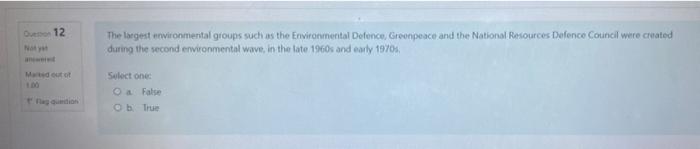 Dus 12 The Largest Environmental Groups Such As The Environmental Defence Greenpeace And The National Resources Defence 1