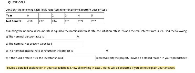 Thankyou For The Help Answer Has To Be Through Excel 1