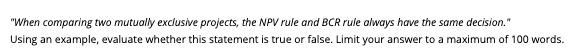 Economics Using An Excel Example Prove If This Is True With An Explanation 1