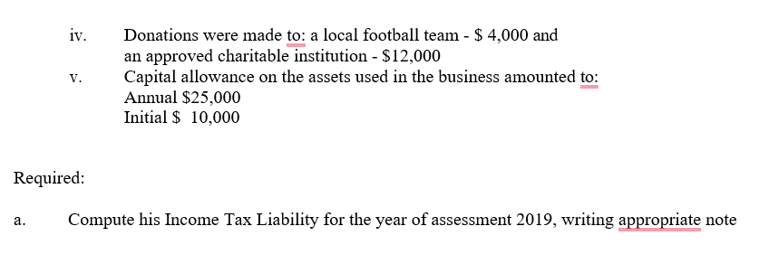 John Owns And Operates A Supermarket In His Community He Supplies You With The Following Details Of Income For The Year 2