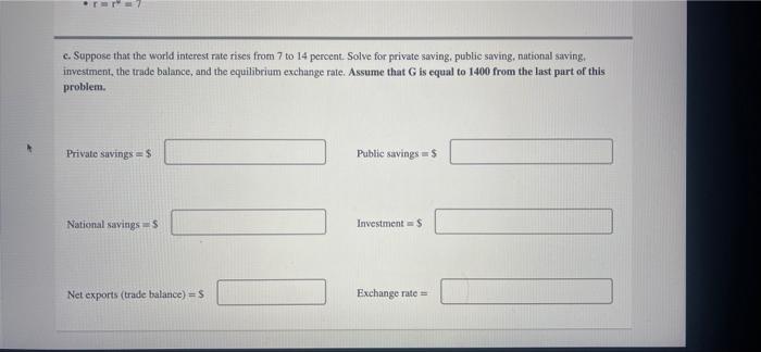 Question Of 11 Stacked The Open Economy Work It Out Question 1 Consider An Economy With The Given Equations Y C I 2