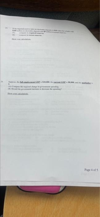 Suppose The Marginal Propensity To Consume Mpc Is 0 75 Compute The Spending Multiplier Show Your Calculations 22 2