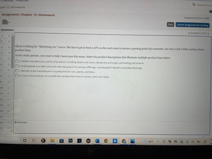 Q Search This Pter 12 Homework Assignment Chapter 12 Homework Assignment Score 0 004 Save Submit Assignment For Grad 1