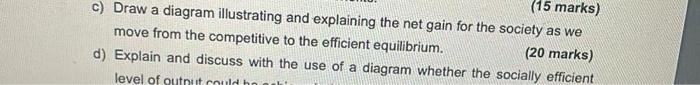 Suppose That A Wood Pulp Mill Is Situated On A Bank Of The River Tay The Private Marginal Cost Mpc Of Producing Wood 2