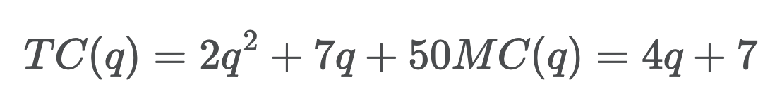 Every Firm In A Perfectly Competitive Industry Faces The Following Cost Structure What Is The Long Run Equilibrium Pric 1
