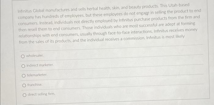 Infinitus Global Manufactures And Sells Herbal Health Skin And Beauty Products This Utah Based Company Has Hundreds O 1