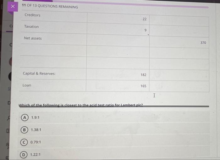 Ur Questions Remaining Statement Of Profit Loss For Lambert Plc To 31 December 2020 Em Em Sales 280 Less Cost Of Goods 3