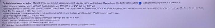 Cash Disbursements Schedule Man Borneo Con Le For More On May And Jeeneem Oven Here And The Following Our Some Foruary 1