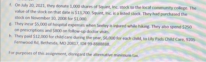 Seeley And Temperance Booth Are Married And File A Joint Return Their Social Security Numbers Are 000 00 1111 And 000 2