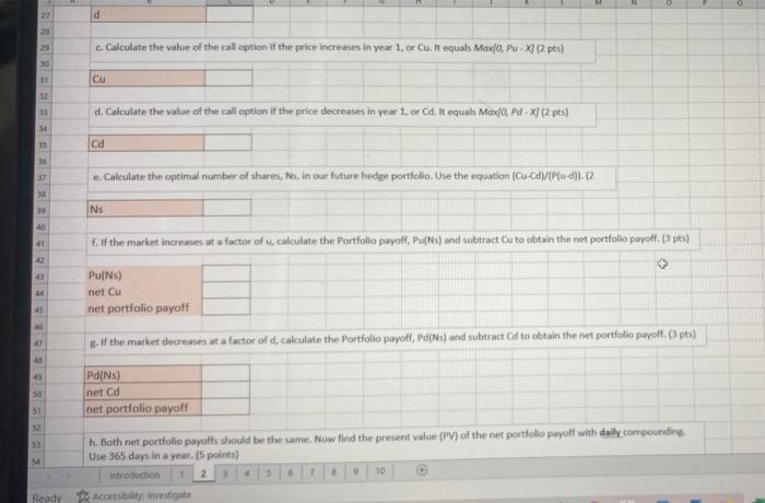 M 1 2 25 Points 2 3 4 5 Binomial Option Method The Current Price Of A Stock Is Below In 1 Year The Price Will Be Pu If 2