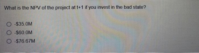 You Can Invest In A Project Either Now Or Next Year If It Is Successful You Get A Perpetual Cash Flow Of 30m That Star 6