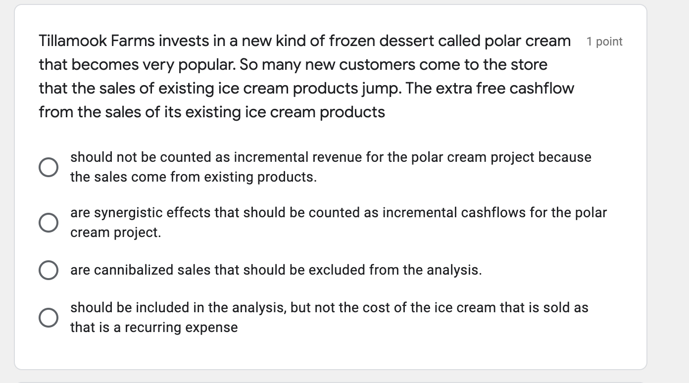 1 Point Tillamook Farms Invests In A New Kind Of Frozen Dessert Called Polar Cream That Becomes Very Popular So Many Ne 1