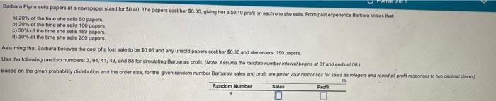 Barbara Flynn Els Papers At A Newspaper Stand For 0 40 The Papers Cout Her 0 30 Ging Her A 50 10 Profe On Each One S 1