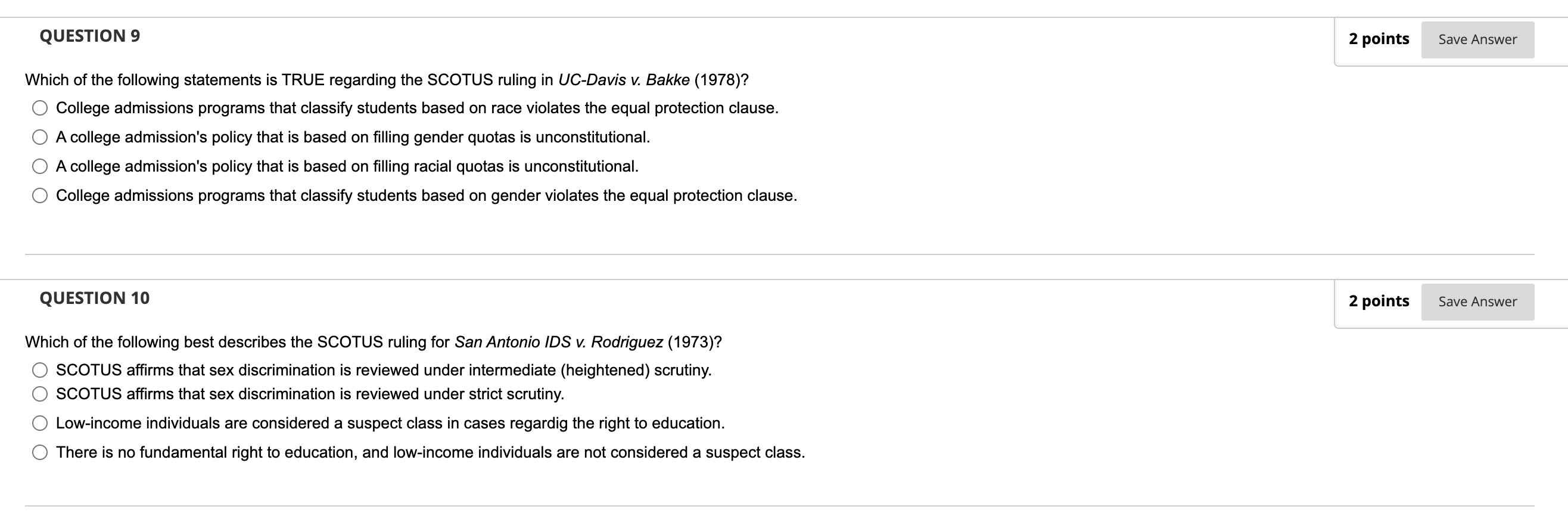 Please Answer Both Parts Thank You Scotus Supreme Court Of The United States 1