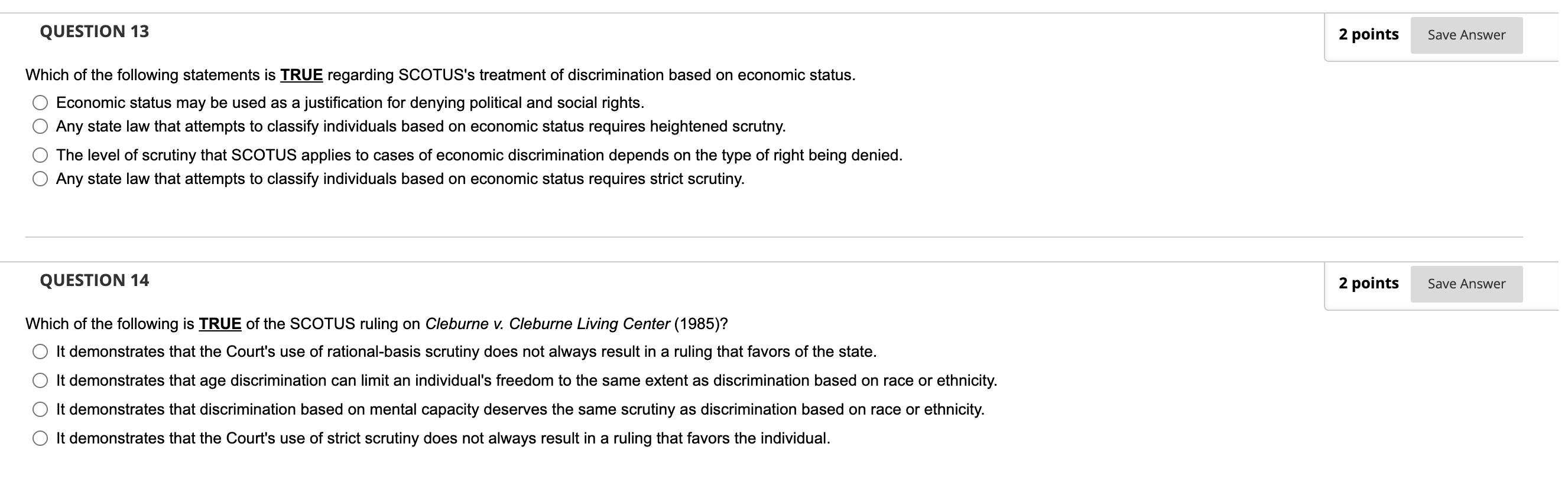 Please Answer Both Parts Thank You Scotus Supreme Court Of The United States 1