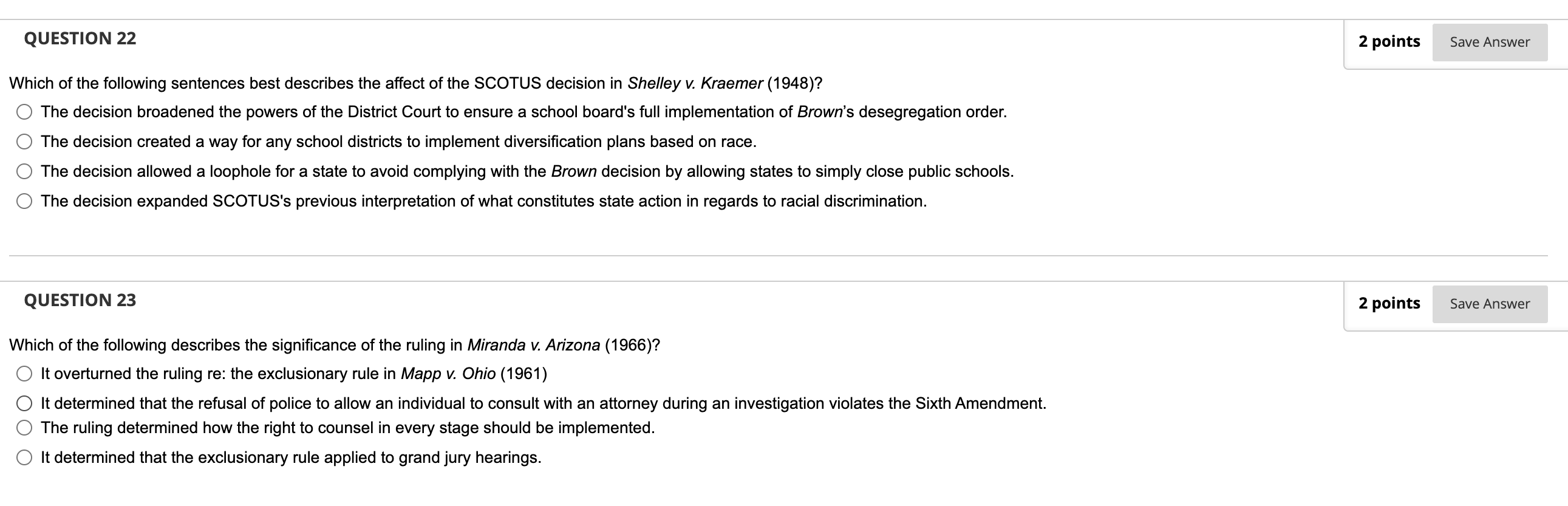Please Answer Both Parts Thank You Scotus Supreme Court Of The United States 1