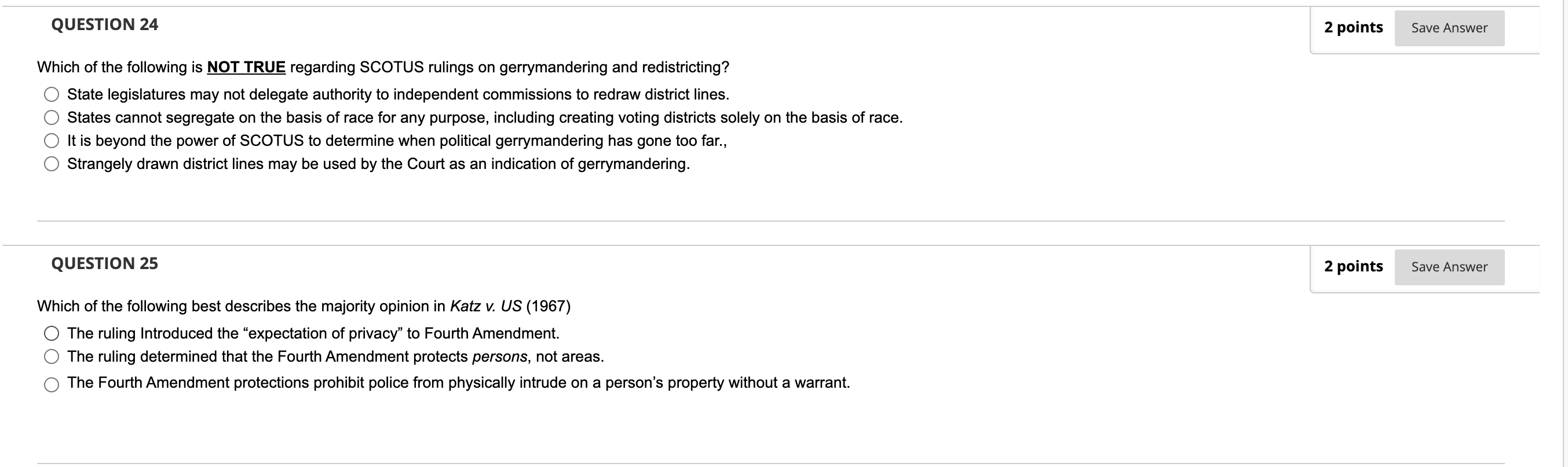Please Answer Both Parts Thank You Scotus Supreme Court Of The United States 1