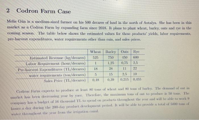 2 Codron Farm Case Melis Gun Is A Medium Sized Farmer On His 500 Decares Of Land In The North Of Antalya She Has Been I 1